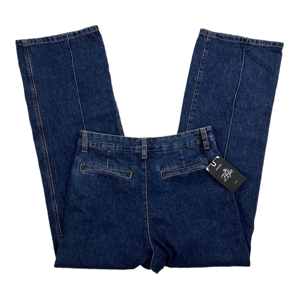 NWT PRPS Indigo Blue F86P14 Womens Wide Legs Jeans Size 30X31 - Picture 8 of 8